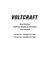 VOLTCRAFT FG-1302 User Manual