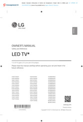 LG 65UP8000PUR Owner's Manual