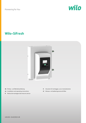 Wilo SiFresh Installation And Operating Instructions Manual