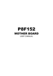 Freetech P8F152 User Manual