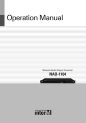 Inter-m NAO-1104 Operation Manual