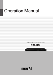 Inter-m NAI-1104 Operation Manual