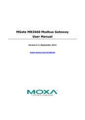 Moxa Technologies MGate MB3660 User Manual