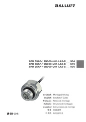 Balluff BFD 3SAP-19N000-U01-LA2-C30S04 Installation Manual
