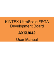 Alinx KINTEX UltraScale FPGA AXKU042 User Manual