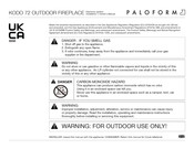 Paloform KODO 72 Owner's Manual