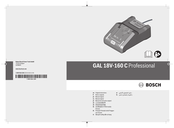 Bosch GAL 18V-160 C Professional Original Instructions Manual