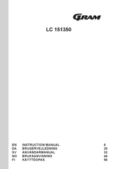Gram LC 151350 Instruction Manual