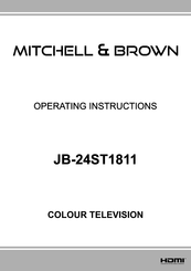 Mitchell & Brown JB-24ST1811 Operating Instructions Manual