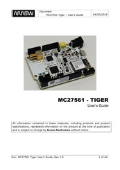 Arrow MC27561-TIGER User Manual