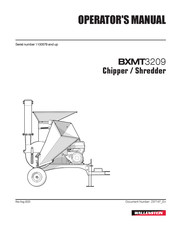 Wallenstein BXMT3209 Operator's Manual