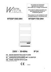 Warm Tech WTSSF1500-2IN1 Original Instructions Manual