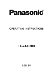 Panasonic TX-24J330B Operating Instructions Manual