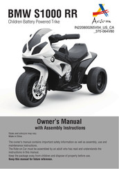 Aosom BMW S1000 RR Owner's Manual