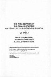 Creative CR-562-J Instruction Manual