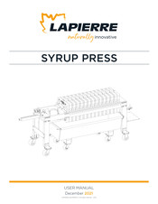 Lapierre SYRUP PRESS User Manual