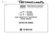 Trio VT-125 Instruction Manual