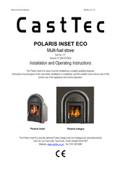 Cast Tec POLARIS INSET ECO Installation And Operating Instructions Manual