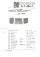 National SG-970A Service Manual