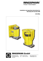 RINGSPANN E 09.798e Installation And Operating Instructions Manual