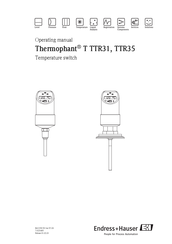 Endress+Hauser Thermophant T TTR35 Operating Manual