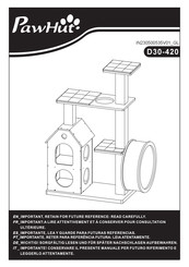PawHut D30-420 Manual