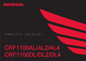 Honda CRF1100DL4 2019 Owner's Manual