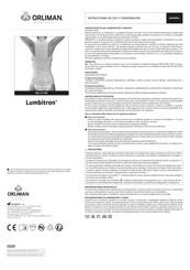 Orliman LUMBITRON LT-330 Use And Maintenance Instructions