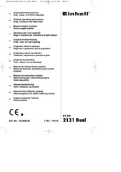 EINHELL 43.008.30 Original Operating Instructions