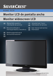 Silvercrest Home Tech LCD 24-9 Wide User Manual And Service Instructions