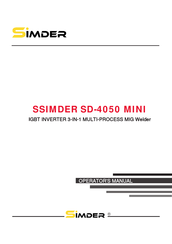Simder SD-4050 MINI Operator's Manual