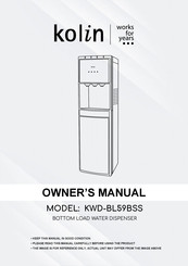 Kolin KWD-BL59BSS Owner's Manual
