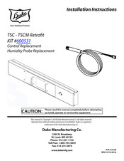 Duke TSCM Installation Instructions Manual