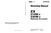 Hitachi ZX 210W-3 Workshop Manual