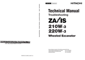 Hitachi ZAXIS 210W-3 Technical Manual