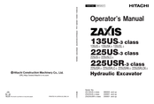 Hitachi ZAXIS 225US-3 class Operator's Manual