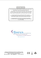 shiva SHIVANRP50 Operation Manual