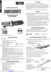 Jas TURBO-SHARP V Operating Instructions Manual