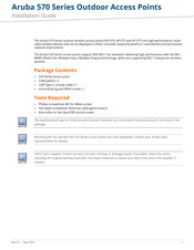 HP Aruba 570 Series Installation Manual