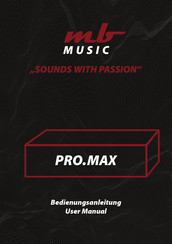 MB Music PRO.MAX User Manual