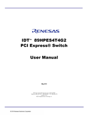 Renesas IDT 89HPES4T4G2 User Manual