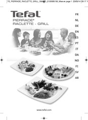TEFAL PIERRADE RE458812 Manual