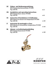 Kemper 6280G03200 Installation And Operating Instructions Manual
