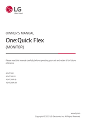 LG One:Quick 43HT3WN-M Owner's Manual