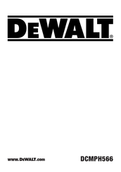 DeWalt DCMPH566P1-QW Original Instructions Manual