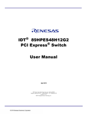 Renesas IDT 89HPES48H12G2 User Manual