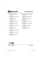 EINHELL TC-AC 200/24/8 OF Kit Original Operating Instructions