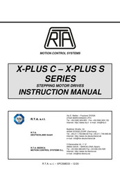RTA X-PLUS S Series Instruction Manual