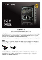 LC-POWER LC6850M Manual