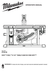 Milwaukee M18 FUEL 2736-20 Operator's Manual